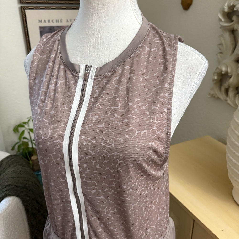 VARLEY Lagoda Tennis Dress Tan Size Medium - Picture 5 of 10